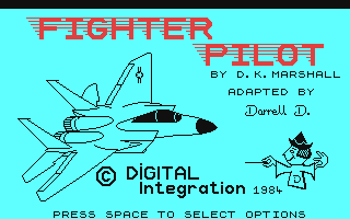 Fighter Pilot Title Screen